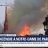 انهيار برج كاتدرائية نوتردام في باريس بعدما التهمته النيران