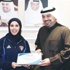 الفهد يسلم الشارات والشهادات التحكيمية