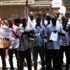 سودانيون يهتفون ضد البشير في افتتاح مبنى سفارتهم الجديد بمصر
