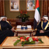 محمد بن راشد يستقبل أمير قطر
