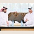 أحمد بن محمد يستقبل رئيس اللجنة المنظمة لسباقات الهجن في قطر