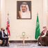 محمد بن سلمان يستقبل وزير الخارجية البريطاني في نيوم