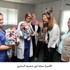 الاميرة سارة تزور مخيم الزعتري