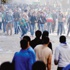 المصريون يحتفلون بذكرى الثورة في حماية الشرطة والجيش المصريون يحتفلون بذكرى الثورة في حماية الشرطة والجيش