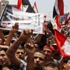 استمرار الاعتصام في بالتحرير والمتظاهرون يرفعون لافتات مؤيدة لمرسي استمرار الاعتصام في بالتحرير والمتظاهرون يرفعون لافتات مؤيدة لمرسي