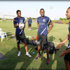 رئيس الاتحاد يؤازر العنابي قبل مواجهة إيران