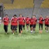 «الفراعنة» يؤدي مرانه الأساسي استعدادًا للقاء جورجيا