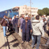 توقف حركة قطارات الوجه البحري بسبب تجمهر العمال على خطوط السكة الحديد